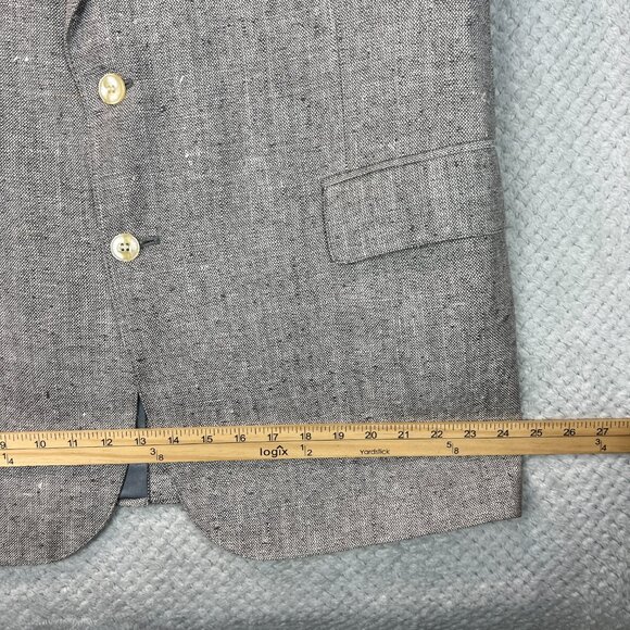 ANDRÉ VILLARD Paris Mens Blazer Donegal Tweed Classic Tailored Sport Coat 46L - Picture 10 of 16